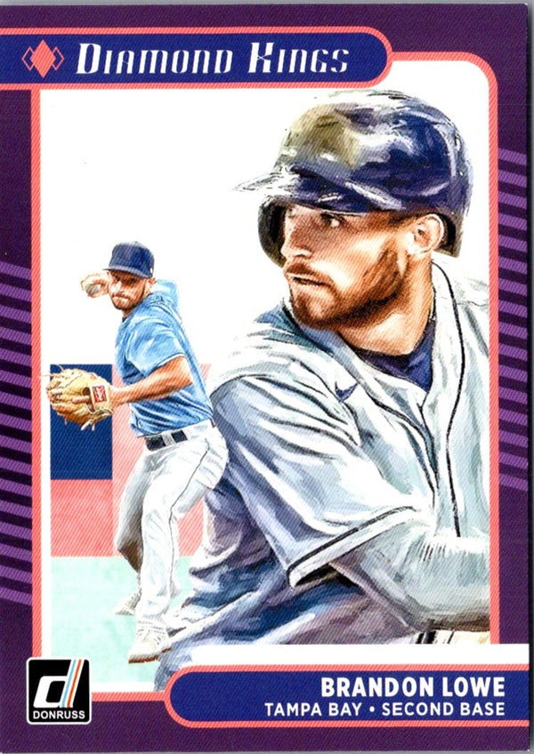 2021 Donruss Holo Purple Brandon Lowe #1