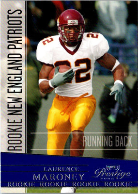 2006 Playoff Prestige Xtra Points Blue Laurence Maroney #213