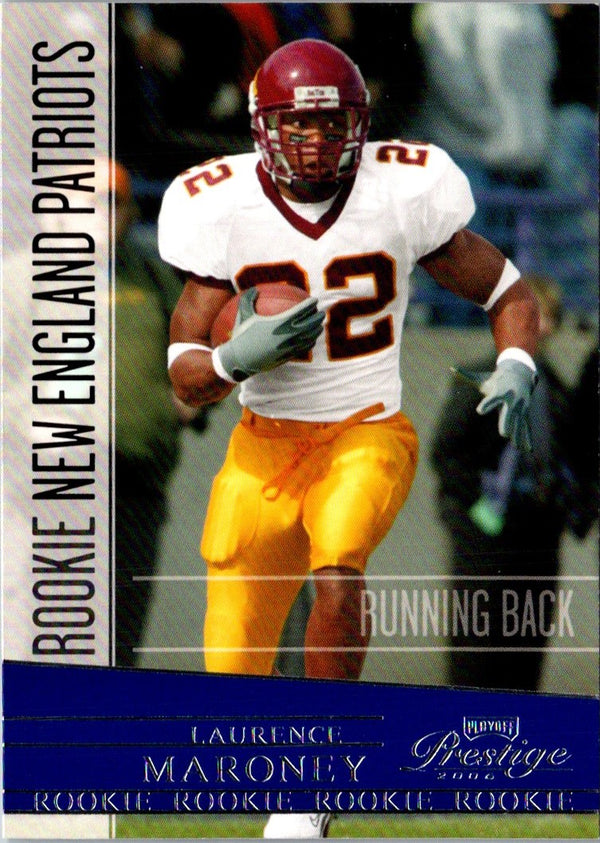 2006 Playoff Prestige Xtra Points Blue Laurence Maroney #213