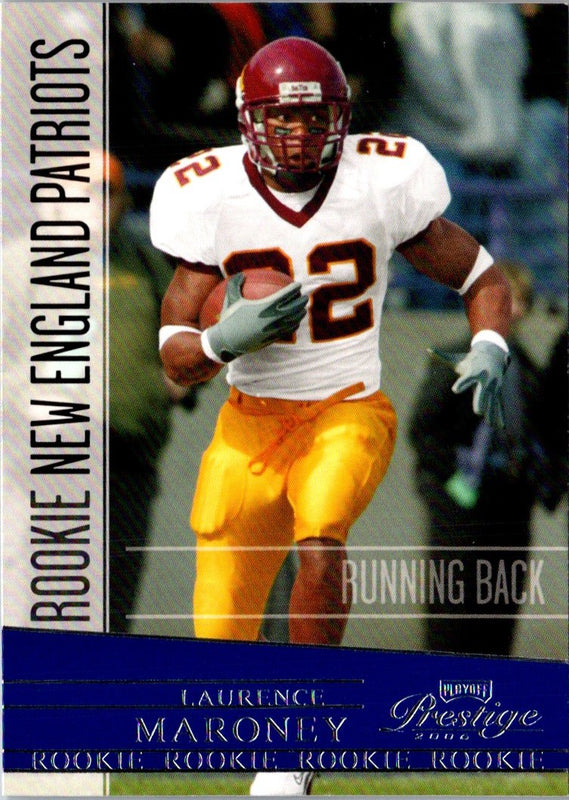 2006 Playoff Prestige Xtra Points Blue Laurence Maroney #213