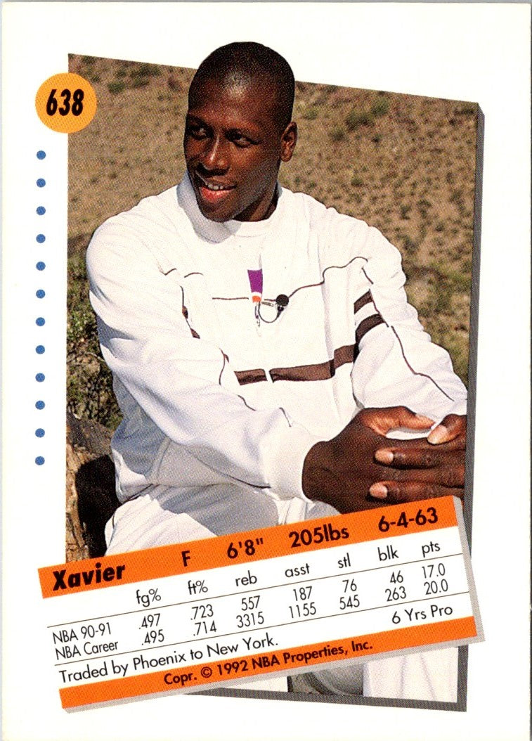 1991 SkyBox Xavier McDaniel