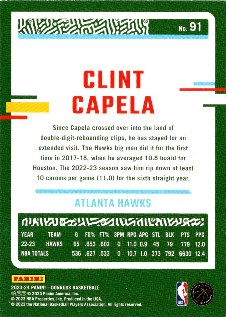 2023 Donruss Red Clint Capela