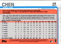 2019 Topps Wei-Yin Chen #479