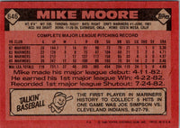 1986 Topps Mike Moore #646