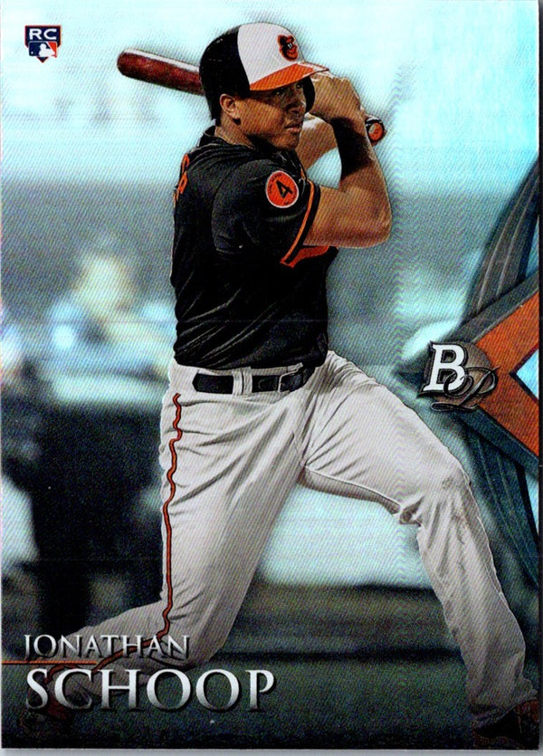 2014 Bowman Platinum Jonathan Schoop #92 Rookie