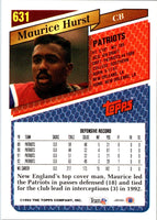 1993 Topps Maurice Hurst #631