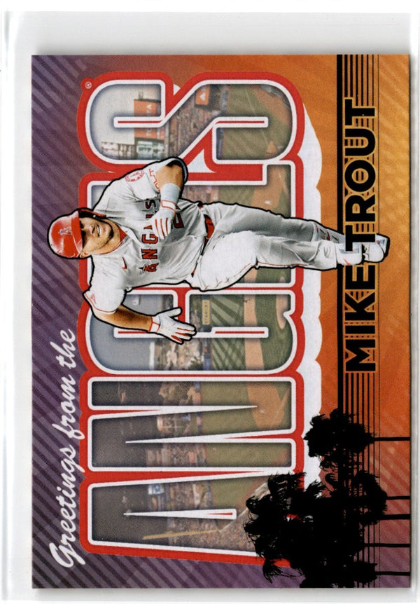 2022 Topps Archives Postcards Mike Trout #PC-1