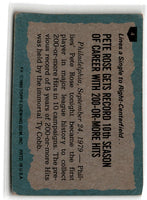 1981 Topps Stickers Pete Rose #200