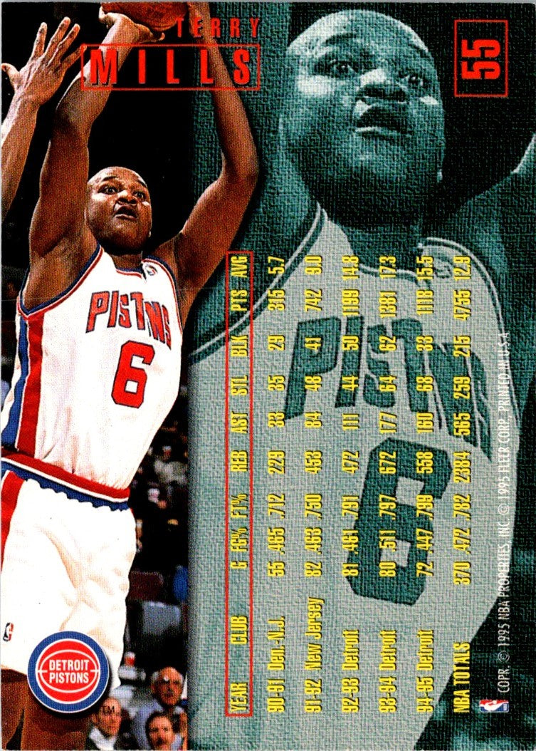 1995 Fleer European Terry Mills