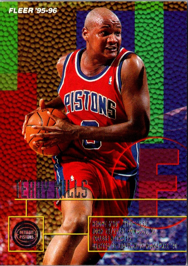 1995 Fleer European Terry Mills #55