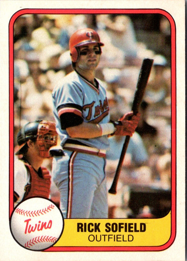 1981 Fleer Rick Sofield #563