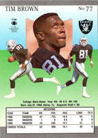 1991 Ultra Tim Brown #77