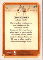2002 Fleer Platinum Dion Glover #146