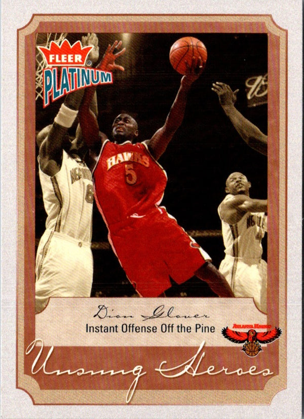 2002 Fleer Platinum Dion Glover #146