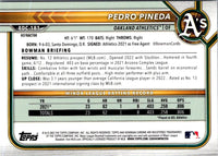 2022 Bowman Draft Baseball Chrome Pedro Pineda #BDC-181 Rookie