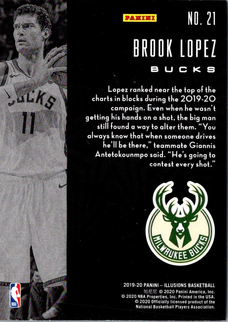 2019 Panini Illusions Brook Lopez