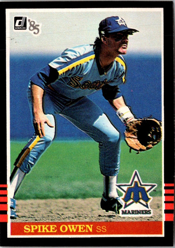 1985 Donruss Spike Owen #435