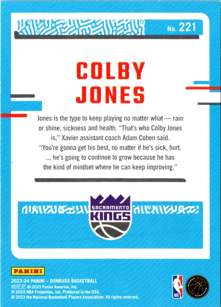 2023 Donruss Colby Jones