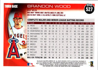 2010 Topps Brandon Wood #527
