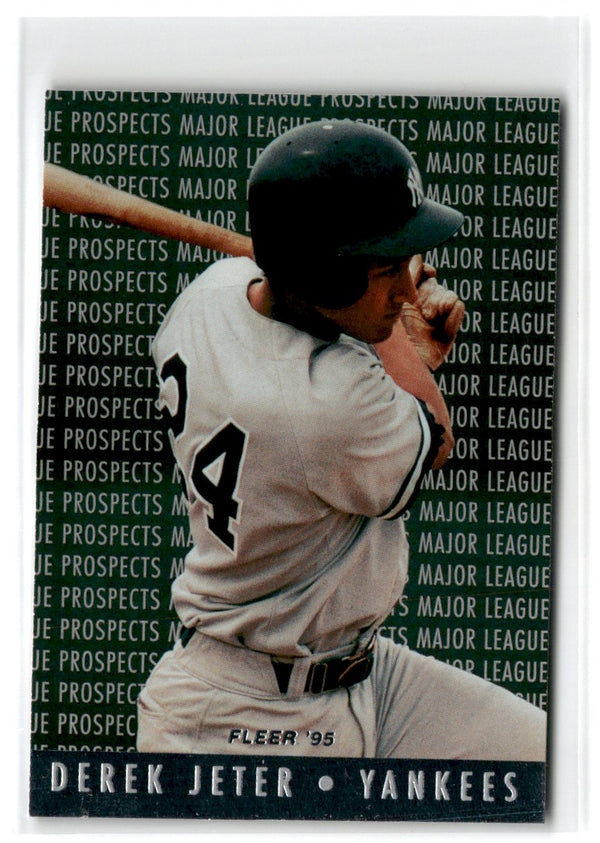 1993 Fleer Excel League Leaders Derek Jeter #10