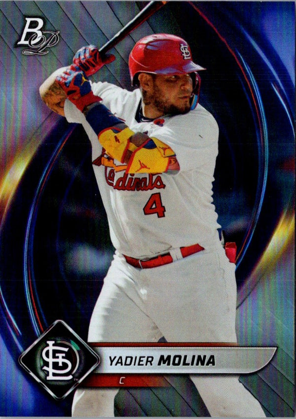 2022 Bowman Platinum Yadier Molina #93