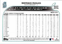 2022 Topps Update Sergio Romo #US322