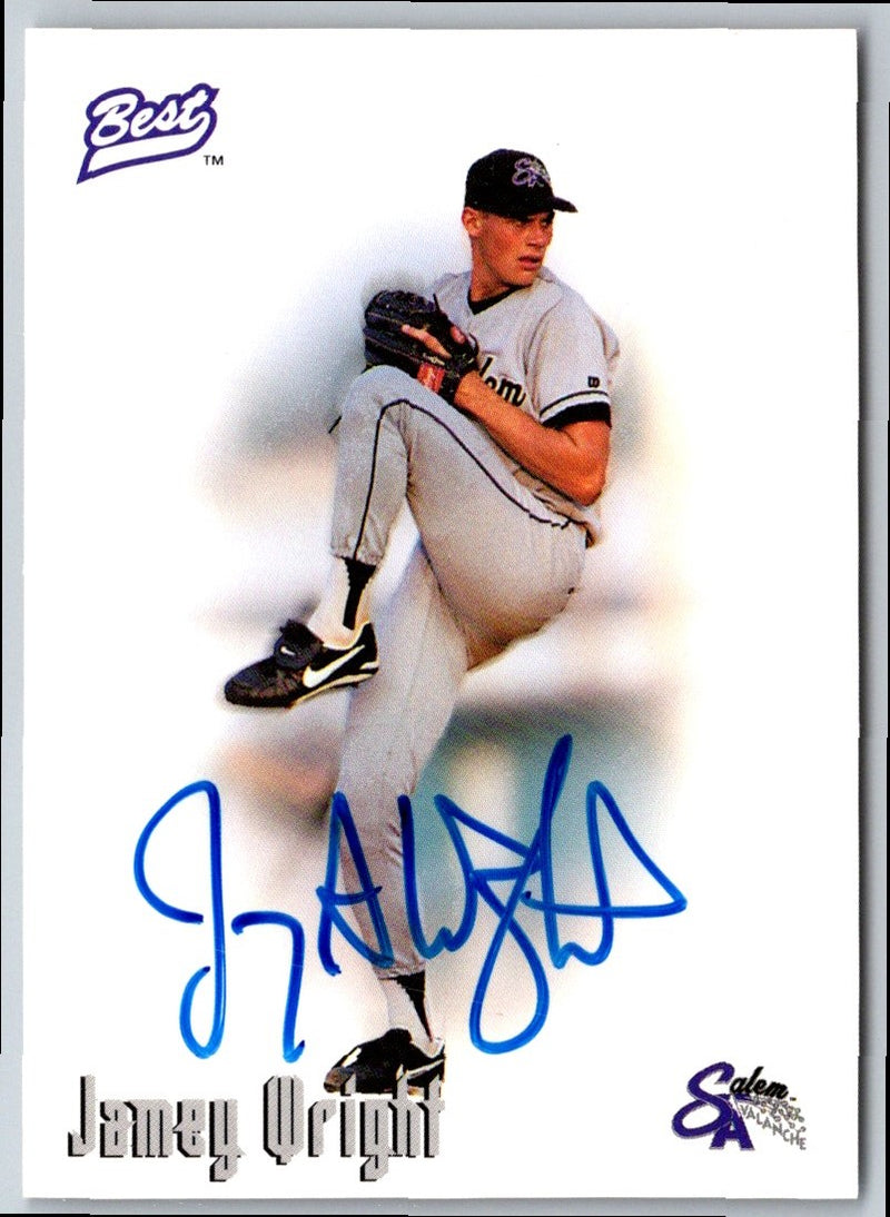 1996 Best Autographs Jamey Wright