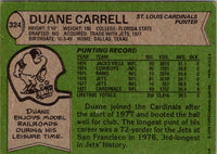 1978 Topps Duane Carrell #324