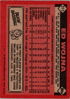 1986 Topps Ed Wojna #211 Rookie