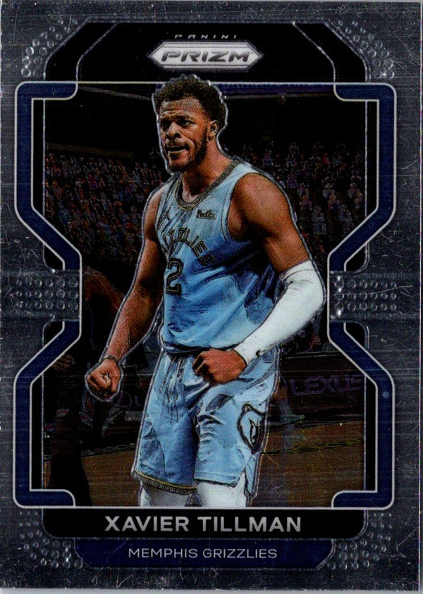 2021 Panini Prizm Blue Xavier Tillman #105