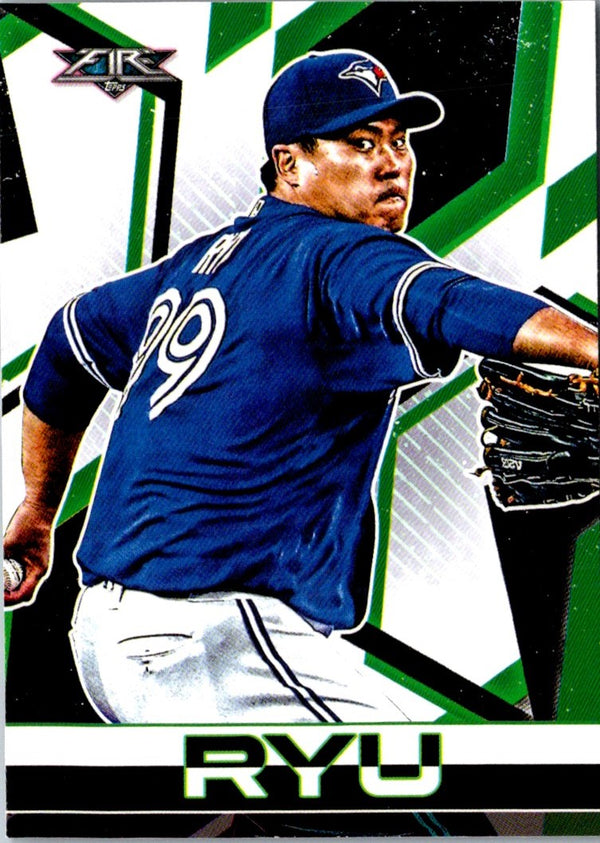 2021 Topps Fire Hyun-Jin Ryu #117