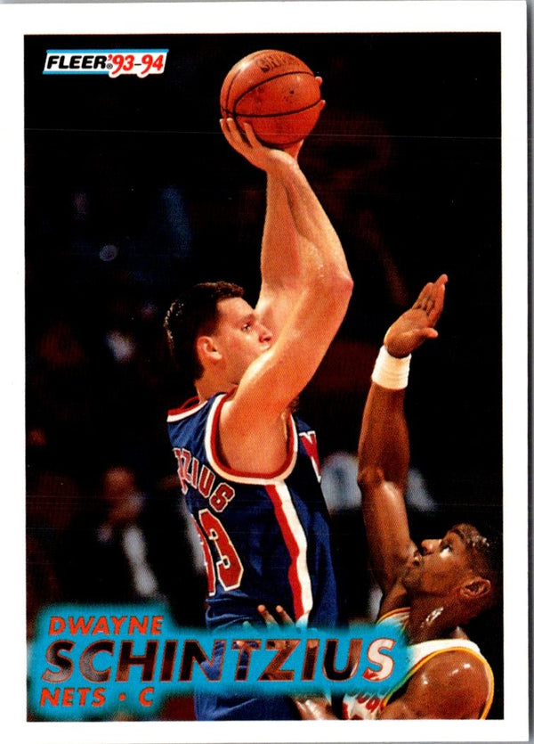 1993 Fleer Dwayne Schintzius #336