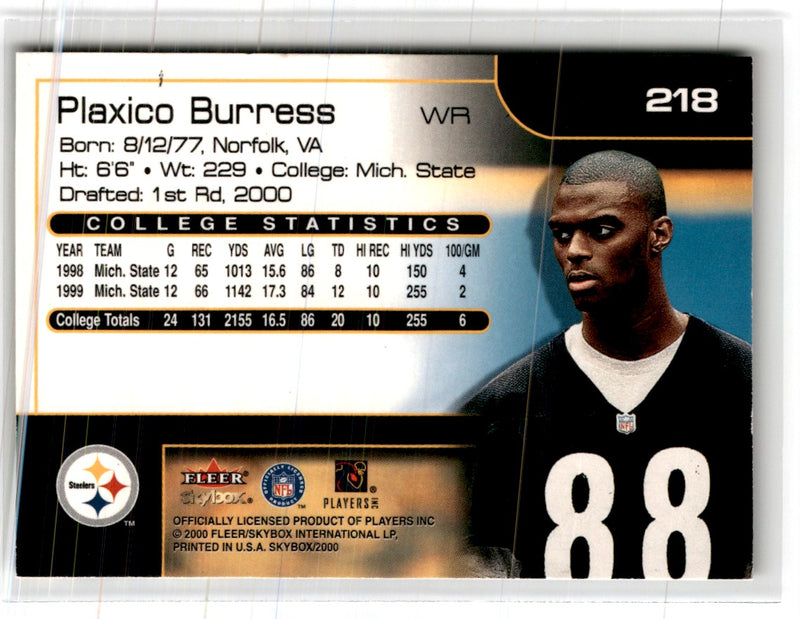 2000 SkyBox Plaxico Burress