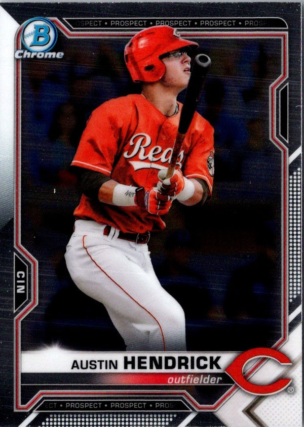 2021 Bowman Chrome Prospects Austin Hendrick #BCP-55