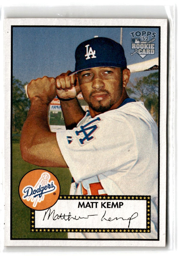 2006 Topps 1952 Edition Signatures Matt Kemp #52S-MK