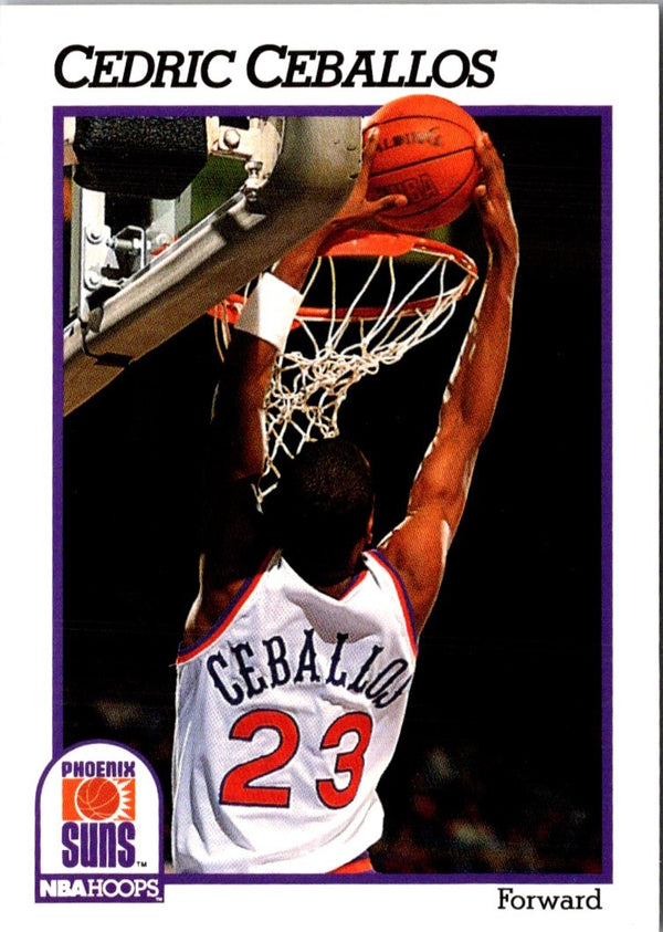 1991 Hoops Cedric Ceballos #417