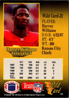 1991 Wild Card Harvey Williams #23 Rookie