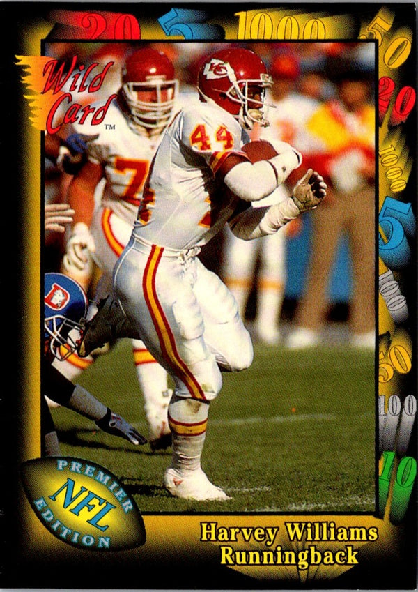 1991 Wild Card Harvey Williams #23 Rookie