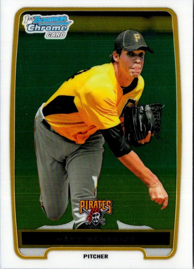 2012 Bowman Chrome Prospects Matt Benedict