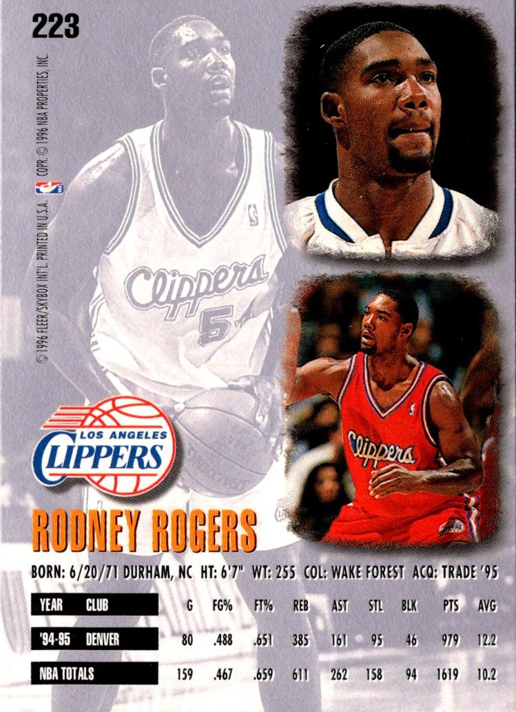 1995 Ultra Rodney Rogers