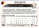 2022 Topps Chrome John Means