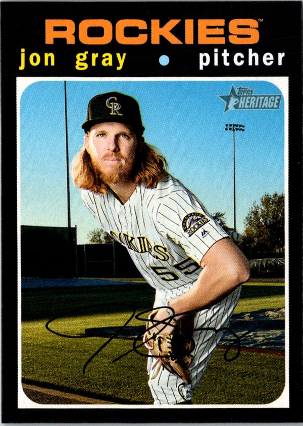 2020 Topps Heritage Jon Gray #151