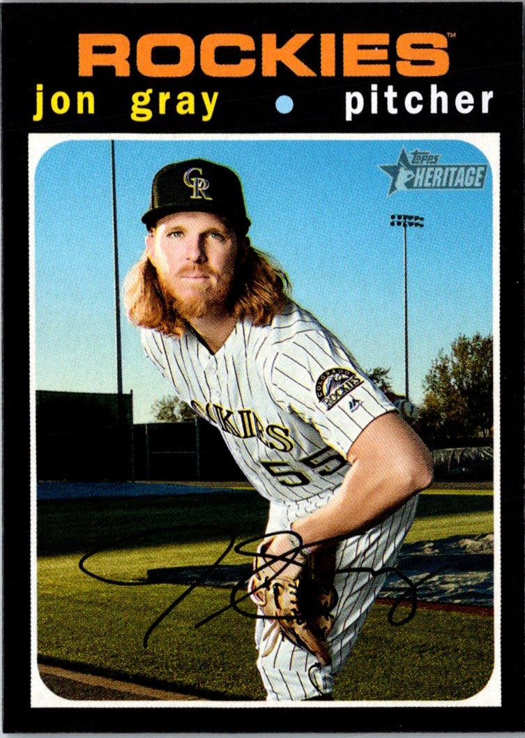 2020 Topps Heritage Jon Gray