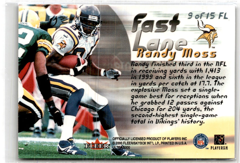 2000 Fleer Focus Randy Moss