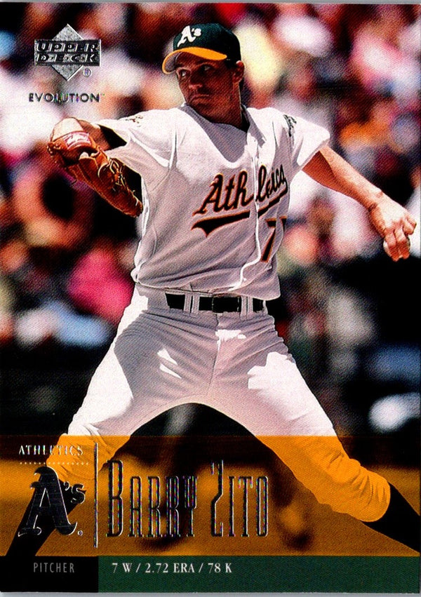 2001 Upper Deck Evolution Barry Zito #6