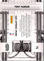 2009 Panini Timeless Treasures Championship Season Combos Materials Prime Tim Duncan/Tony Parker #5