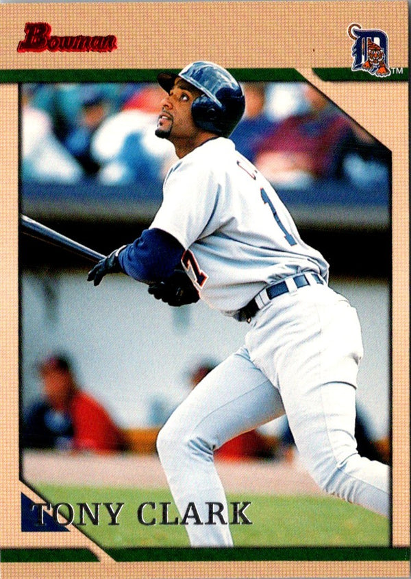 1997 Bowman Chrome Tony Clark #6