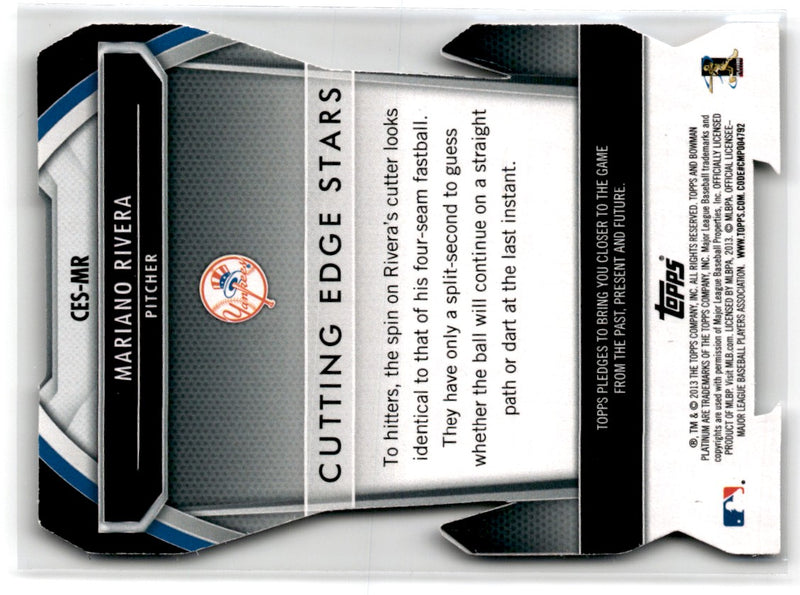 2013 Bowman Platinum Cutting Edge Stars Mariano Rivera