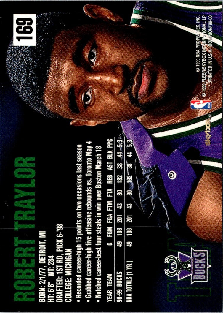 1999 SkyBox Robert Traylor
