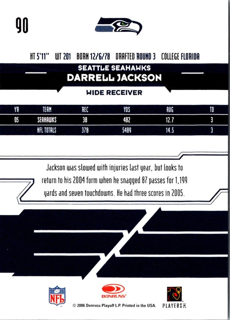 2006 Leaf Rookies & Stars Darrell Jackson